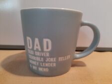 Duck Egg Blue Mug, Dad Definitions, Coffee Tea Cup Father's Day Birthday Gift