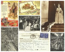 4 Double Sided Postcards Queen Elizabeth II Royal Family Buckingham Palace UK