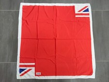 1980s vintage British Airways air stewardess uniform head scarf - 86 cm x 86 cm