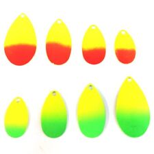 Indiana Spinner Blades for Fishing Lures , Splashed (Yellowbelly)   10 or 25 .  