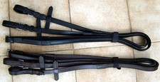 HALF GRIP LEATHER REINS PONY
