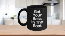 Bass Fishing Mug Black Coffee