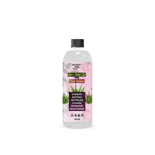 Aloe vera gel rose water - aloe, gel+rose