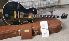 2014 Gibson Custom Shop Les Paul Custom Black Finish : with Cert + case SUPERB