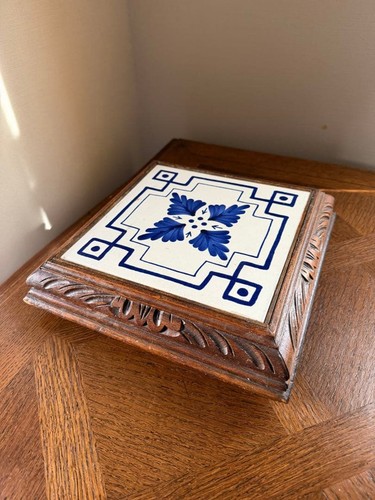 French antique pot stand - pot, with