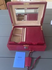 Red Smythson Leather Jewellery