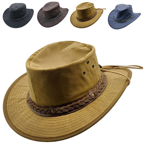 Waterproof cowboy hat - cowboy, wax