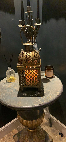 Moroccan metal lantern - moroccan,