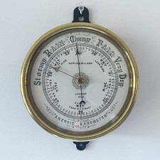 MID VICTORIAN MARINE ANEROID