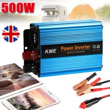 500W Power Inverter Adapter Converter Dc 12v To Ac 230v 240v Car Chargers Trip