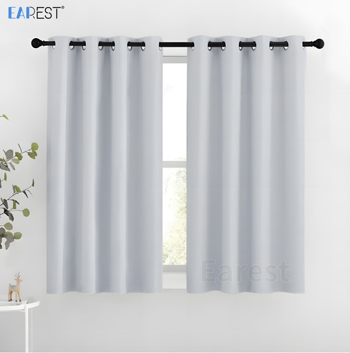 2pcs blackout curtains eyelet - blackout,