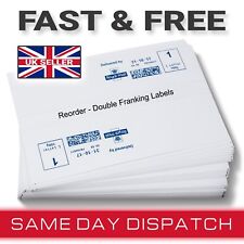 100 FRANKING LABELS–50