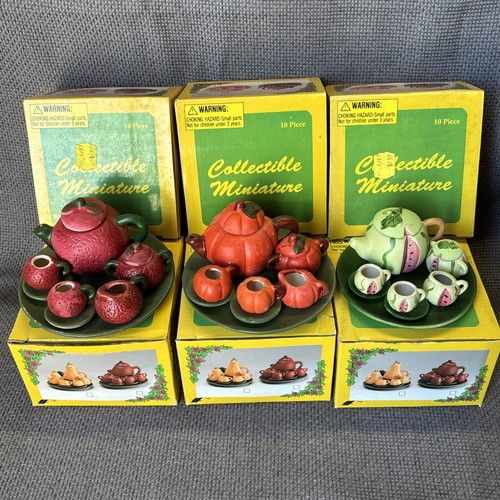 3pk lot collectible miniature - 3pk,