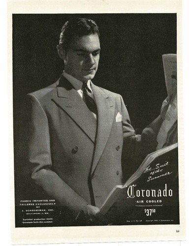 1945 coronado suits - 1945, men