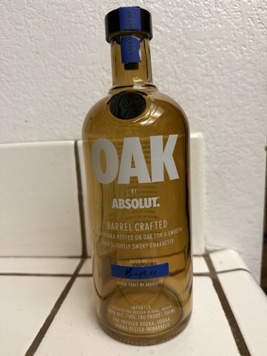 Absolut oak barrel crafted - absolut,