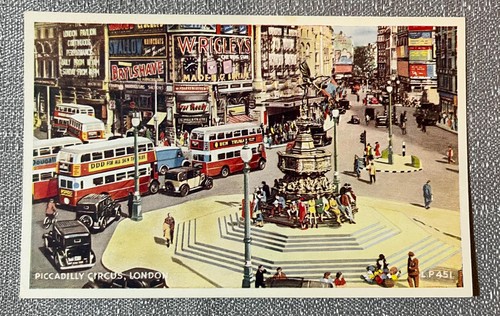 Vintage postcard piccadilly - vintage,