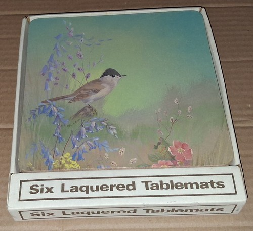 Set six bird placemats - of,