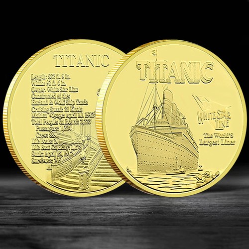 Titanic commemorative coin - titanic,