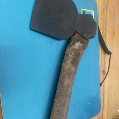 Old axe - old,