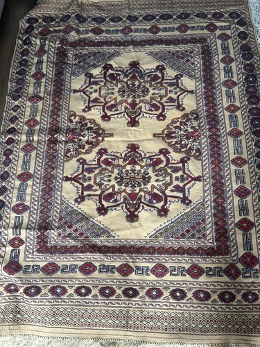 Hand made afghan carpet - made,