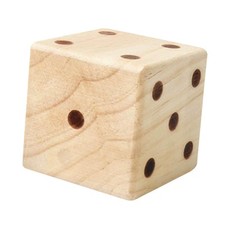Giant Wooden Yard Dice