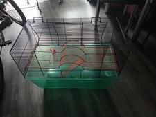 Large Gerbilor Hamster Cage with Water Bottle
