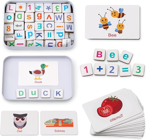 Coogam wooden magnetic letters - magnetic,