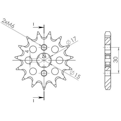 Sprocket p428 z14 - -,