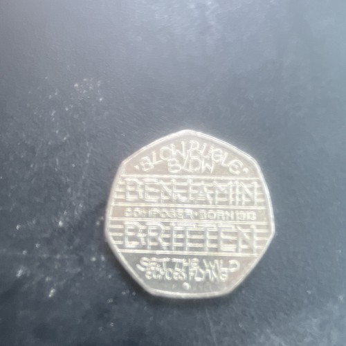 2013 elizabeth 50p coin - uk, ii