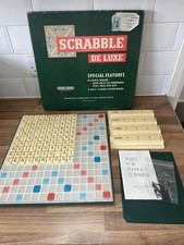 VINTAGE SCRABBLE DELUXE WITH