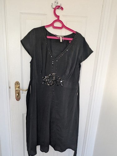 Elegant length black silk - elegant,