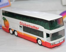 SIKU SUPER SERIE - 3814 - MERCEDES-BENZ O404 DOUBLE-DECKER COACH - GLOBETROTTER