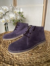 Cotton Traders purple suede