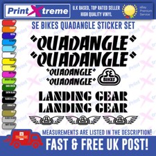 QUADANGLE BMX Vinyl Decals