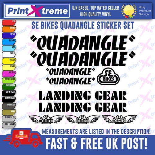 Quadangle bmx vinyl - bmx, decals