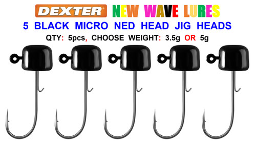 Black micro ned - 5, heads