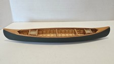 Vintage Wooden 15.5" Canoe