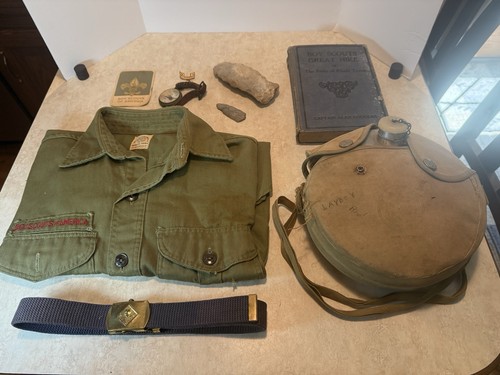 Vintage boy scout lot indian - vintage,