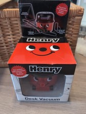 Henry the Hoover Mini Desktop Vacuum Cleaner- For Office Desks/ Tables Battery