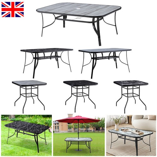 Stone square table glass - table,