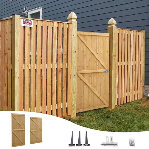 Wooden garden gate pedestrian - wooden,