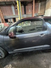 2010 CITROEN DS3 NS LEFT PASSENGER BARE DOOR IN Grey WITH Purple No Mirror