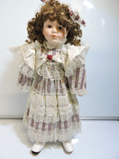 Vintage Porcelain Bisque Doll