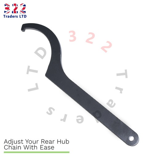 Rear hub chain adjusting - rear,