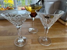 Cocktail glass selection x3