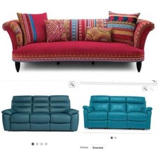 DFS “Salsa” Patchwork Design Sofa and recliner set 