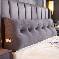 Luxury Bed Backrest Pillow 71in Ergonomic Floor Cushion For Sitting Sofa Pillow