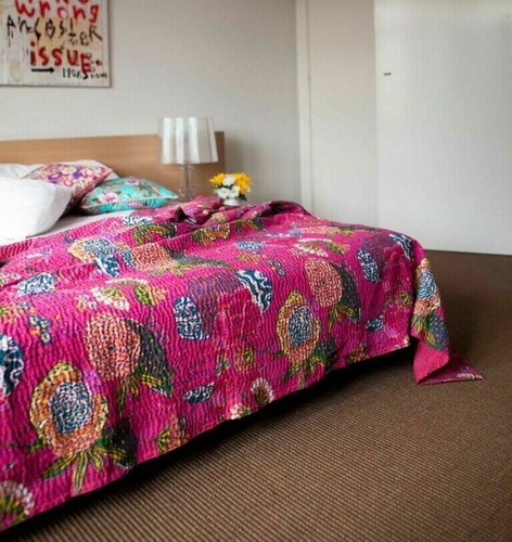 Indian kantha quilt - kantha, quilt,