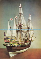 D191621 Elizabethan Galleon. circa 1600. Bows of a Model of a Large Four Masted