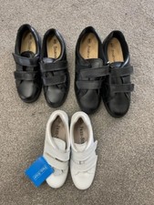 Boulevard ladies Touch Fast leather shoe clearance